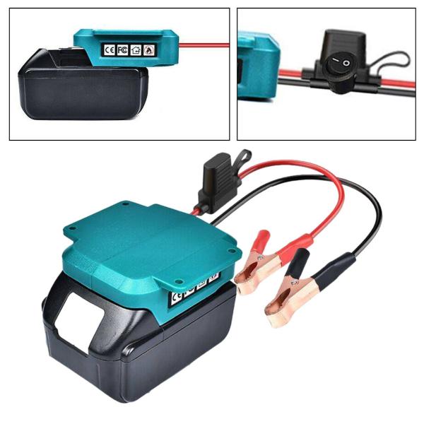 18V バッテリー用アダプター プロフェッショナル バッテリー クリップ ワニ口クランプ