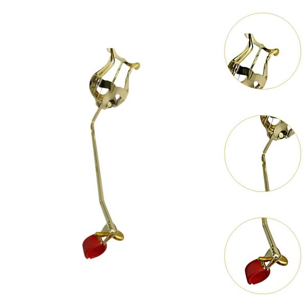 トランペット マーチング ミュージッククリップ ポータブル 管楽器用 サックス用品 赤いクリップ
