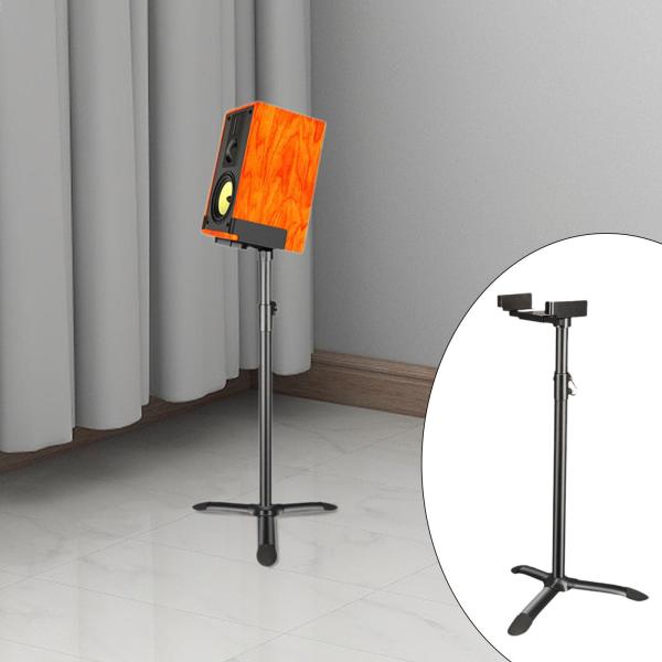 クランプ式スピーカースタンド オーディオ機器アクセサリー オフィス スタジオ 寝室用 68〜114cm