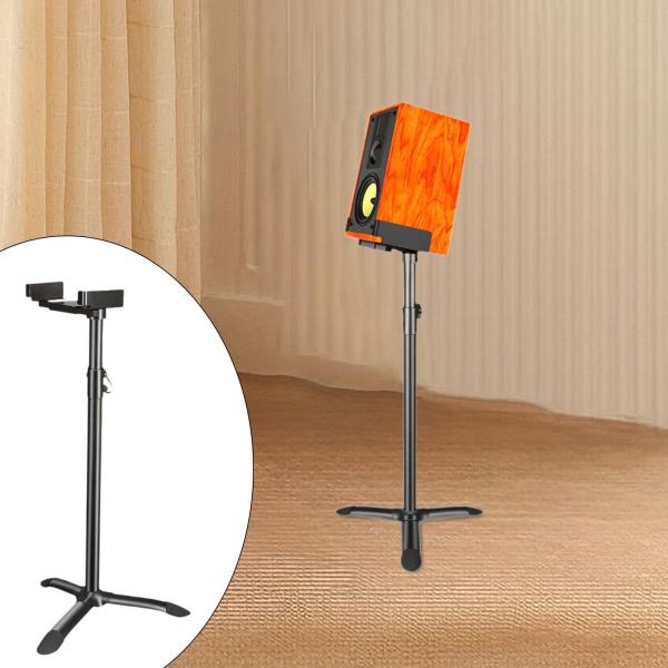 クランプ式スピーカースタンド オーディオ機器アクセサリー オフィス スタジオ 寝室用 68〜114cm