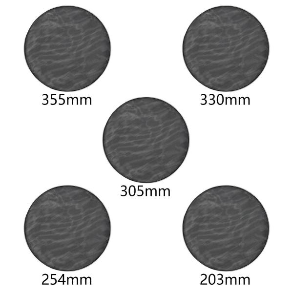 バスドラム ドラムヘッド 丈夫なポータブルドラムダンパー ミュート パーカッション用 14インチ