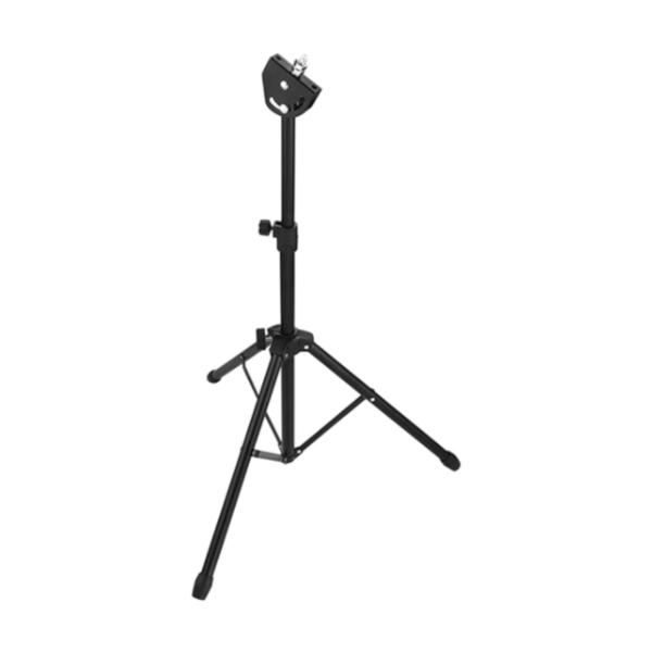 8インチ サイレントドラムホルダー 三脚 折りたたみ式楽器 打楽器ホルダー 高さ調節可能 練習 パフォーマンス ショー用