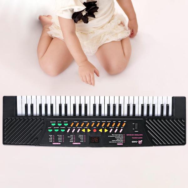 54鍵電子ピアノキーボード音楽教育玩具ホリデー誕生日用USBケーブル付き