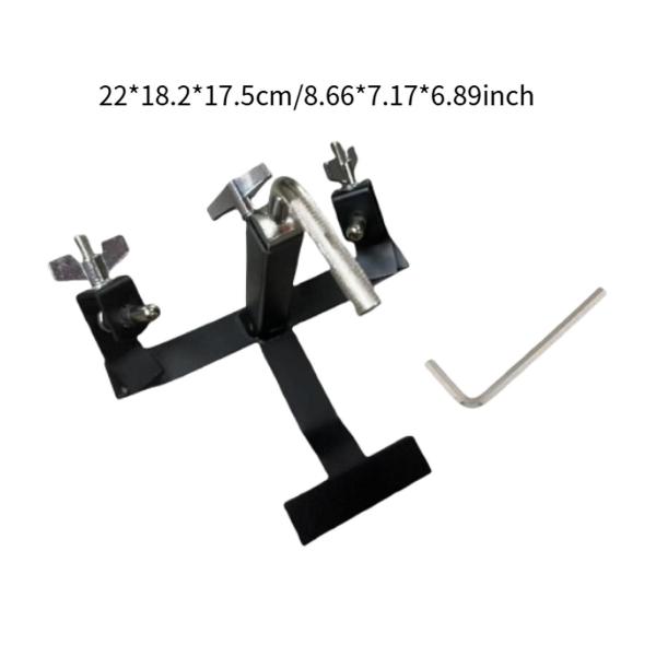 ペダル カウベル ブラケット ドラム シンバル スタンド 楽器アクセサリー パーカッションマウント カウベル ペダル マウント ホルダー ドラムセット