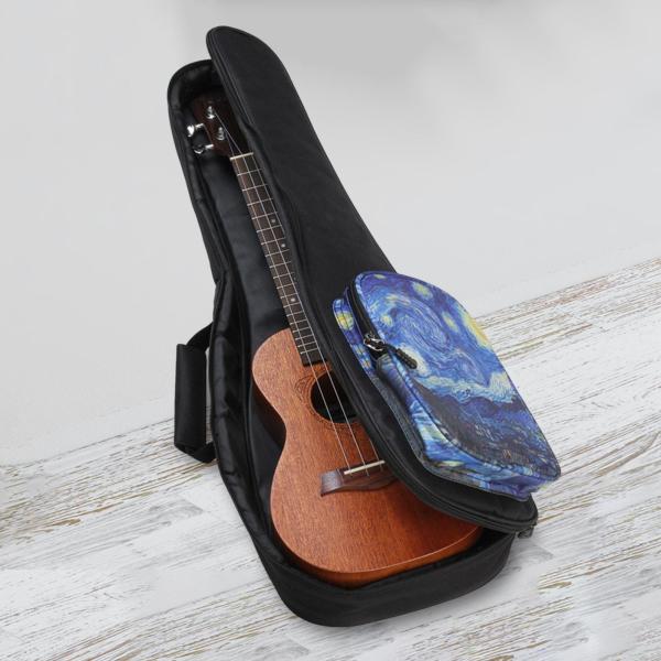 ウクレレバッグ キャリングケース 軽量 バックパック 防水 パッド入り 調節可能なストラップ 耐衝撃 屋外コンサート旅行用 , 23inch