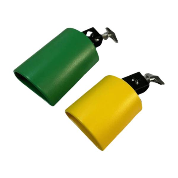 2x ハンドパーカッションカウベル カウベル ノイズメーカー 軽量 コンサート用音楽カウベル お祝い ??スポーツイベント ドラムセット