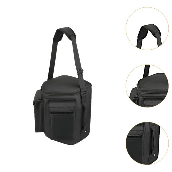 スピーカー収納バッグ 多機能キャリングバッグ スピーカーバッグ   Pro用 ブラック