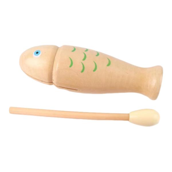 打楽器 音楽おもちゃ 木製楽器 子供用 幼児用 14.5cm レッド