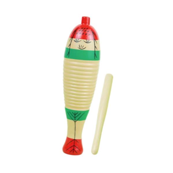 打楽器 音楽玩具 木製楽器 子供用 幼児用 21cm マルチカラー