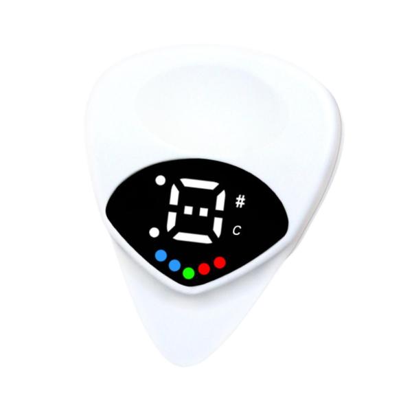 ギターチューナー デジタル電子チューナー 高精度 ディスプレイ付き ギターピックおよびその他の弦楽器ベース