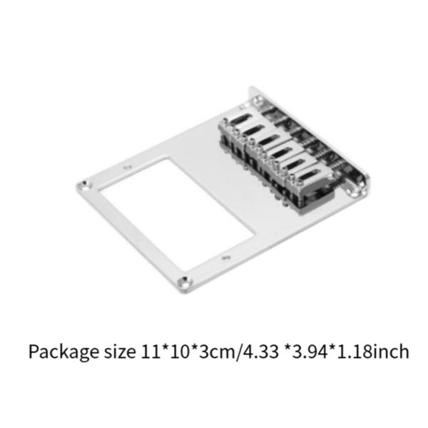 ハムバッカーブリッジパーツ エレキギターブリッジプレート ギターブリッジアージェント