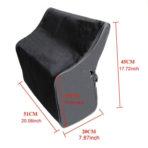 バスアコーディオンバッグショックプルーフアコーディオンストレージバッグ旅行外出パーティー51cmx20cmx45cm