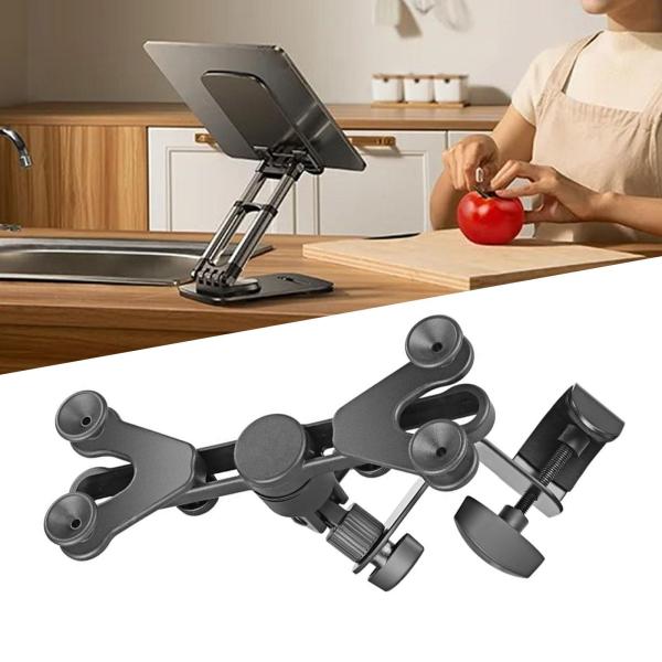 調整可能なタブレットマウントホルダー電子スコアステージスタンドミュージックスタンドインストールギフト360度回転