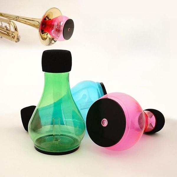 トランペットミュート BB トランペットアクセサリー 指導練習パフォーマンス用 ブルー