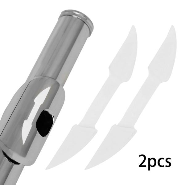 木管楽器用フルートマウスピース位置決めステッカー 2枚セット 厚さ0.2mm 中国製竹製フルート用