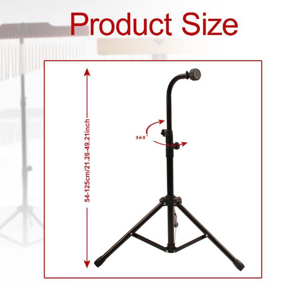 バーチャイムスタンドホルダー 打楽器 音楽楽器 プロ仕様 滑り止め 頑丈 安定 高さ調節可能 ウィンドチャイムスタンド