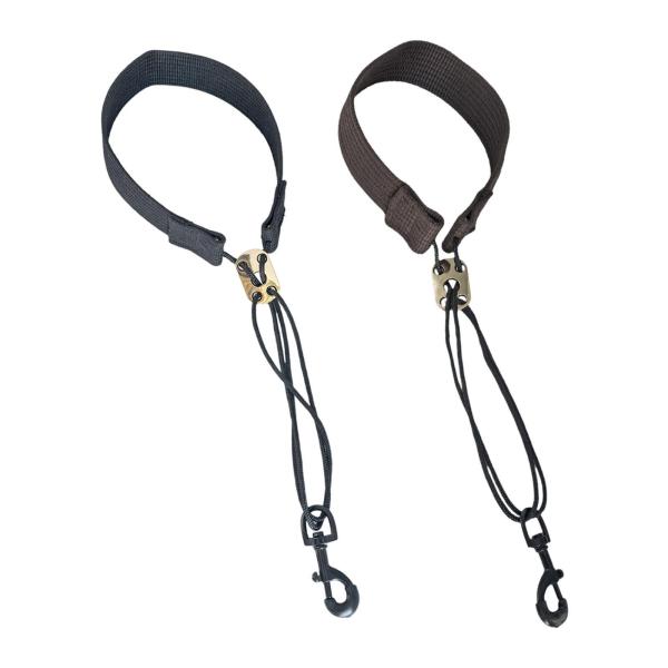 サックスネックストラップ 楽器アクセサリー サックスストラップ テナー・ソプラノ・アルト用 ブラック