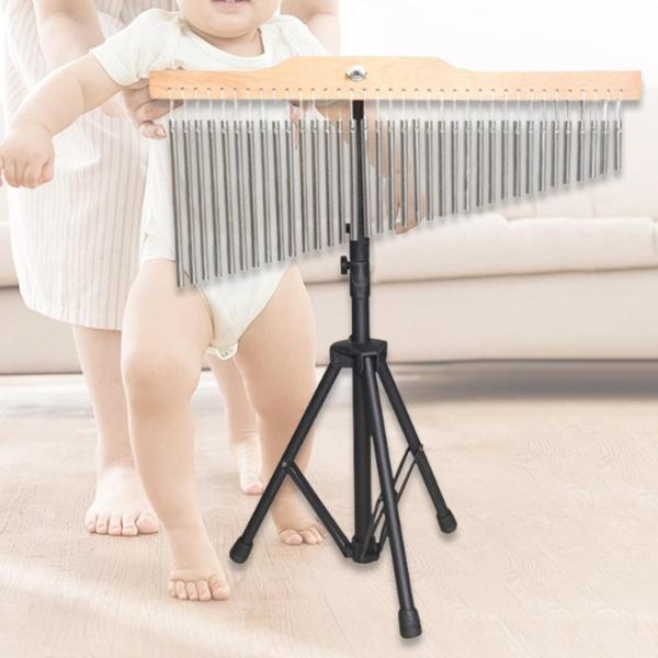 36音単列チャイム楽器 ブラケット付き 使いやすいウィンドチャイム ハンド 教室練習用 初心者向け