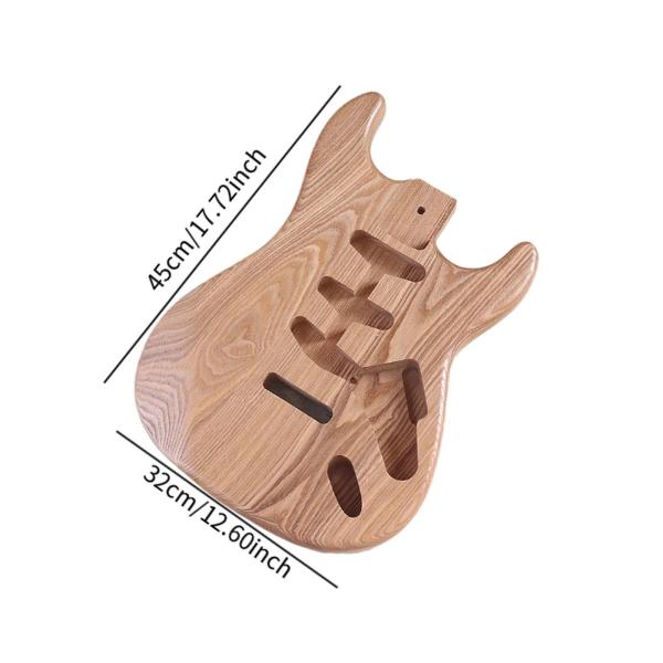 エレキギター本体 ギターバレル 交換部品 木製 DIY エレキ 初心者向け DIY パーツ アクセサリー