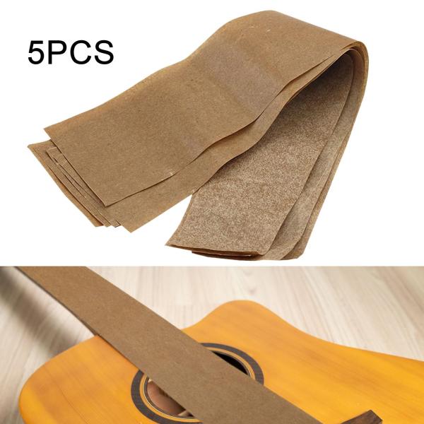 ギター弦保護紙 交換用 軽量 メンテナンス 5枚セット 650mm