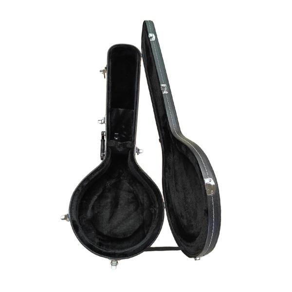 バンジョーケース PUレザー プロフェッショナル ポータブル ストレージポーチ アクセサリー 丈夫なプレミアムプラッシュ内部パッド入りギグバッグ バン