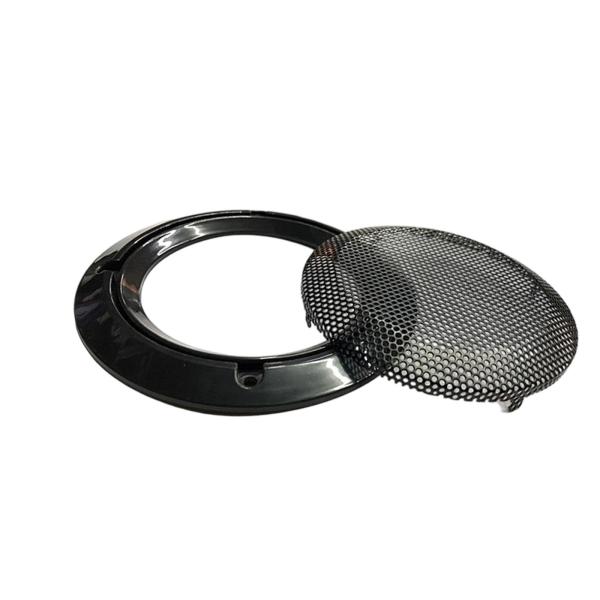 3.5インチスピーカーグリルカバー メタルメッシュ ラウンドオーディオ