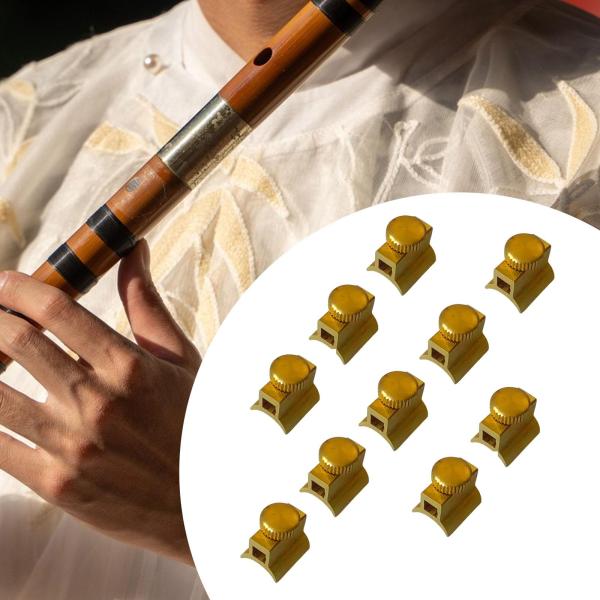 10 個セット 小部品ネジ 真鍮キット 楽器修理部品アクセサリー フルートベースアクセサリー 小楽器ネジ