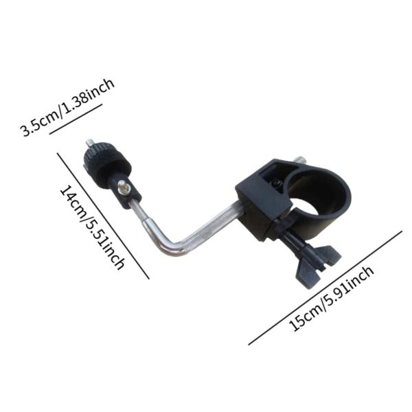 電子ドラムラッククランプ取り付けブラケット軽量金属製多機能ドラムハードウェア延長クランプ初心者向け