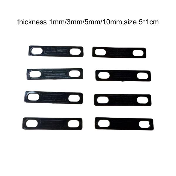 8 個セット ギターネックシム ギターネックガスケット スペアパーツ PVC プレミアム ポータブル 1mm 3mm 5mm 10mm 弦楽器製作ツー