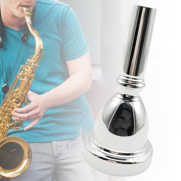 チューバ マウスピース プロの音楽愛好家へのギフト トレーニング パフォーマンス 交換用 楽器アクセサリー 真鍮製マウスピース