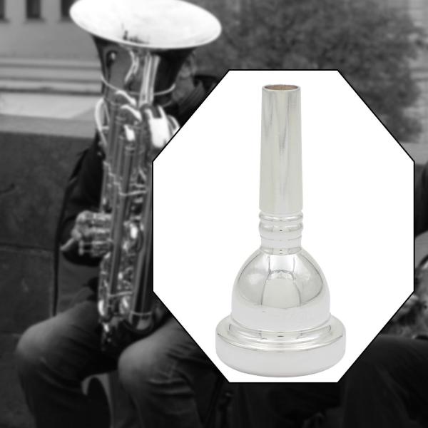 トロンボーン マウスピース プロ仕様 楽器パーツ 交換用 シルバー