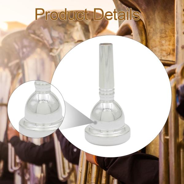 トロンボーン マウスピース プロ仕様 楽器パーツ 交換用 シルバー