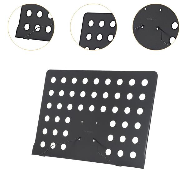 デスクトップ楽譜スタンド、デスク楽譜スタンドコンパクトポータブル多機能ブック読書クックブックホルダーブックノートパソコン用