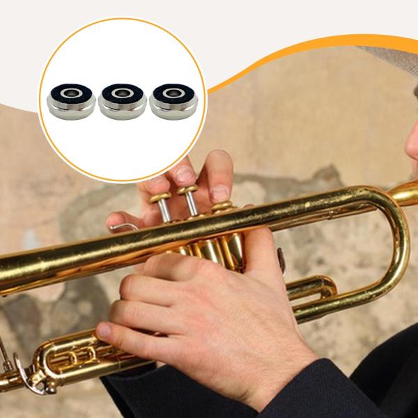 3 個入り トランペットフィンガーボタン上部バルブカバートランペットピストンバルブキャップ耐摩耗機能修理部品ミュージシャン用