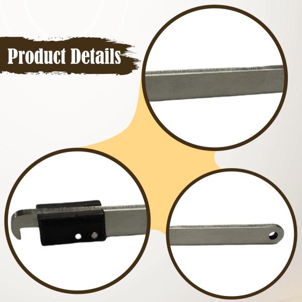 フルートEキーレンチ 4インチ 頑丈 コンパクト メンテナンス 修理 Eキーフルート修理ツール ステンレススチール 技術者向け