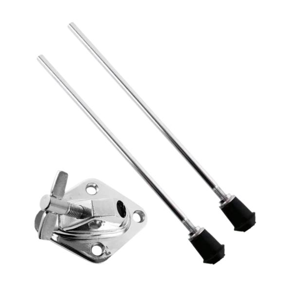 2 個入り バスドラム脚(マウントベースブラケット付き)打楽器用バスドラム脚