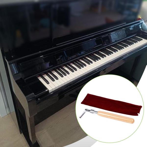 ピアノチューニングレンチ ロングハンドル 頑丈、信頼、コンパクト、効率的、人間工学に基づいた設計、楽器アクセサリー ピアノレンチツール