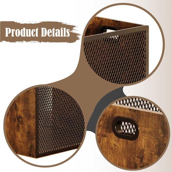 ビニールレコード収納クレート LP収納ボックスケース 多機能 素朴な木製 LPホルダー ディスプレイラック おもちゃ DVD アルバム 本用