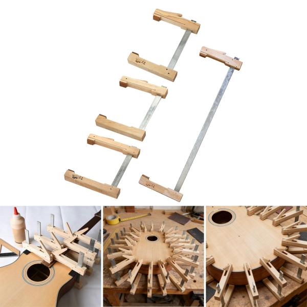 木製バイオリンFクランプポータブルバイオリン製作ツール木工楽器喉頭14.7 cm