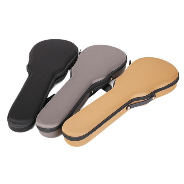 23インチ ウクレレケース 調節可能なシングルショルダーストラップ 楽器収納バッグ カーキ