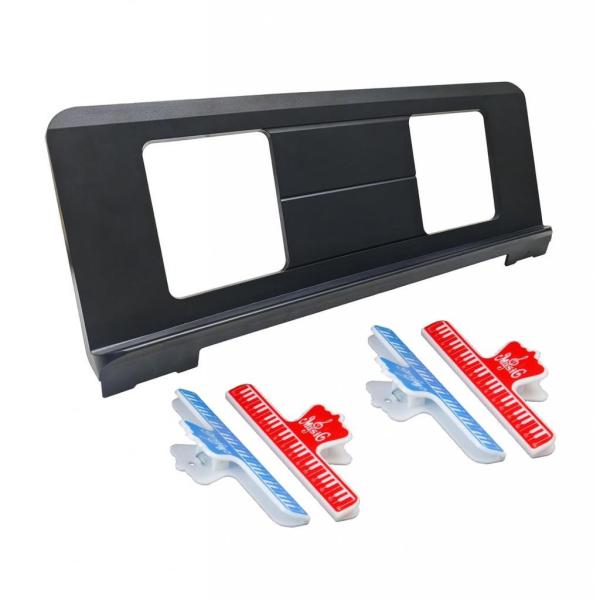 電子キーボード譜面台 安定したピアノアクセサリー 教室ギフト用 赤青クリップ