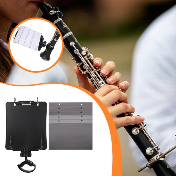 楽器シートホルダー マーチングバンド クラリネット リラ ホルダー ラック スタジオ クラリネット 譜面台 初心者 プロフェッショナル ステージ用