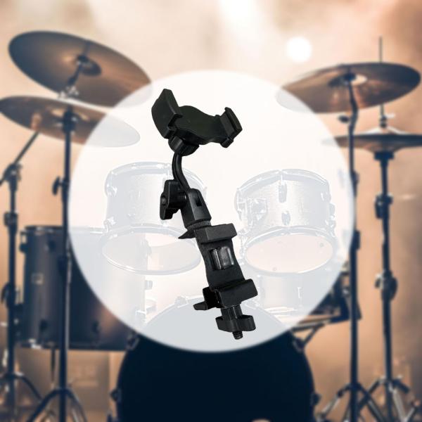 アフリカンドラム型スマホホルダー ドラマーアクセサリー 効率 滑り止め 練習用 折りたたみ式 多用途パーツ スマホクランプ