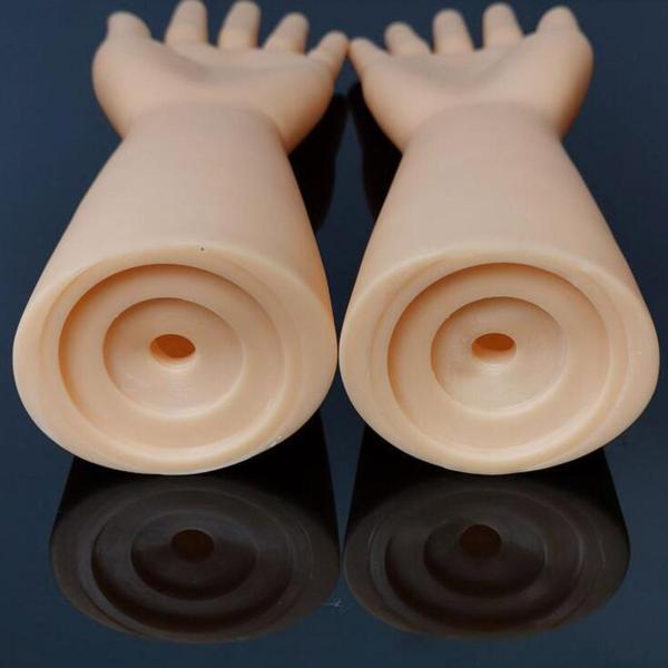 ジュエリーリング用の耐久性のあるプラスチック製マネキンハンドモデル時計ディスプレイ左