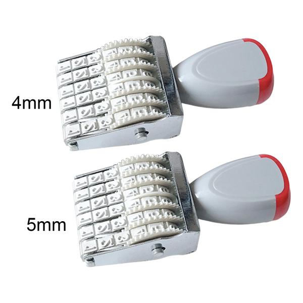 6桁 ローラー印材 業務用印鑑 日付 役所用 桁数 4mm