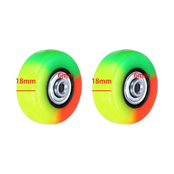 2個の交換用キャスターホイール耐久性のあるアクセサリー備品滑らかな修理キット多目的ユニバーサルミュートラゲッジホイールトロリーケース用