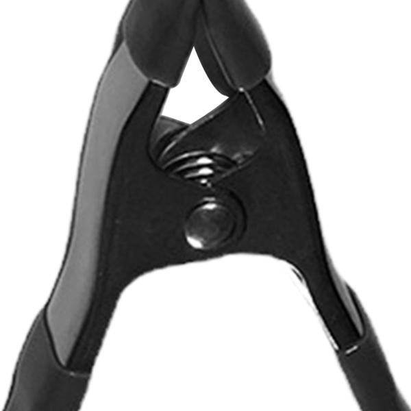 スプリング クランプ 快適なハンドル 写真撮影用の形状のクリップ グレー