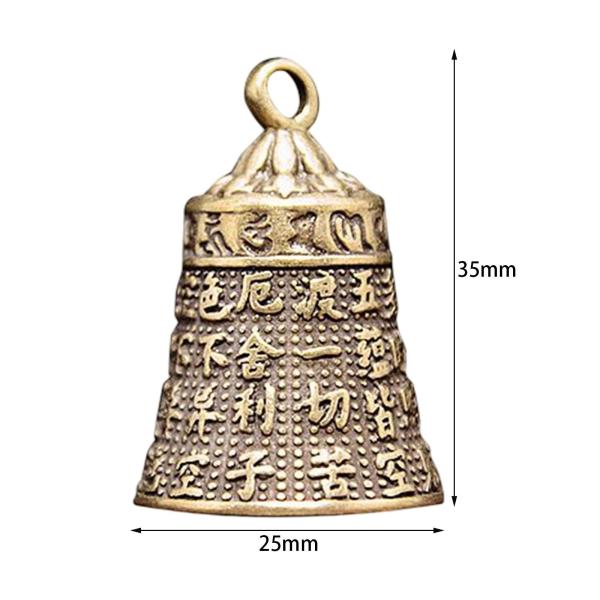 ポーチの装飾のための小さな銅のキーチェーンペンダントウィンドチャイムウィンドベルキーチェーン