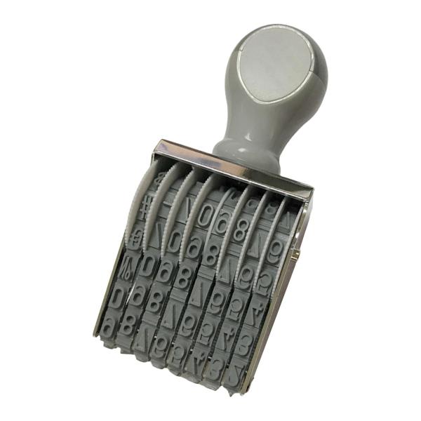 ラバーナンバースタンプ ナンバリングスタンプ 8バンド クリエイティブ多機能デバイス 数字ローリングシンボル ローリングホイール 日付スタン