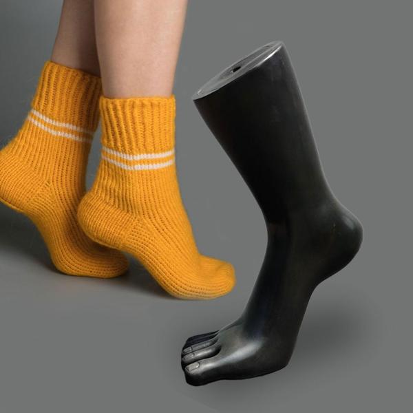 マネキンの足モデル靴ディスプレイショップ用モデル靴下ディスプレイ靴下チェーン黒右